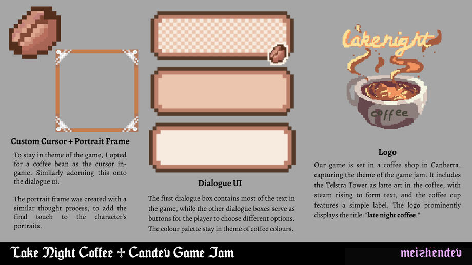 lake night coffee ui