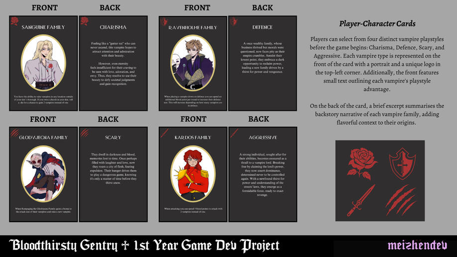 bloodthirsty gentry vampire cards bloodthirsty gentry vampire cards